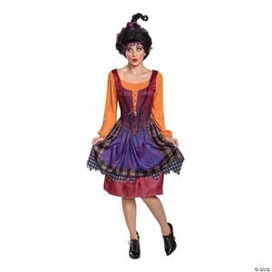 Disney Hocus Pocus Mary Sanderson Costume Halloween Dress Up Adult Large 12-14